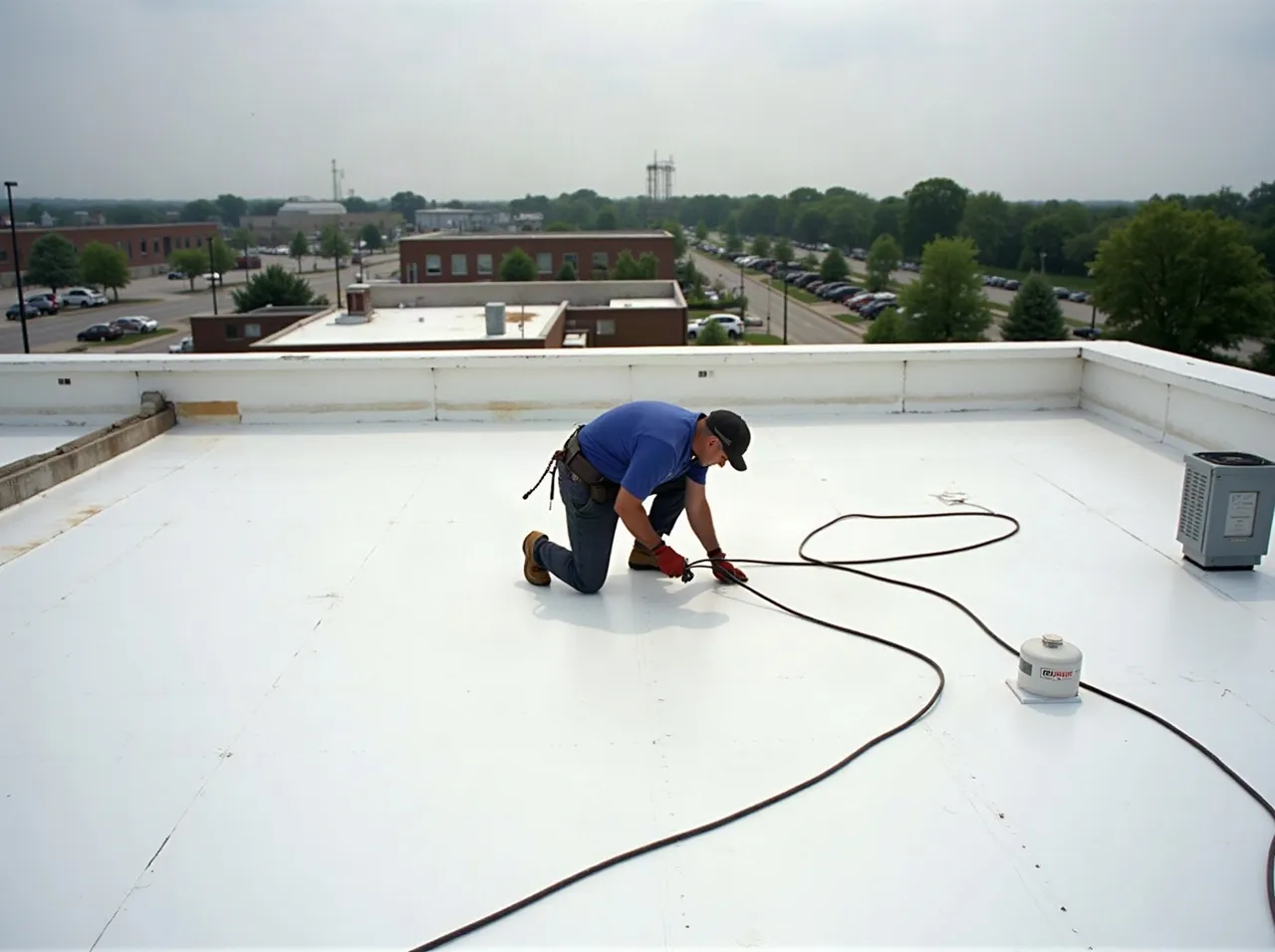 Commercial Roofing work in the Quad Cities